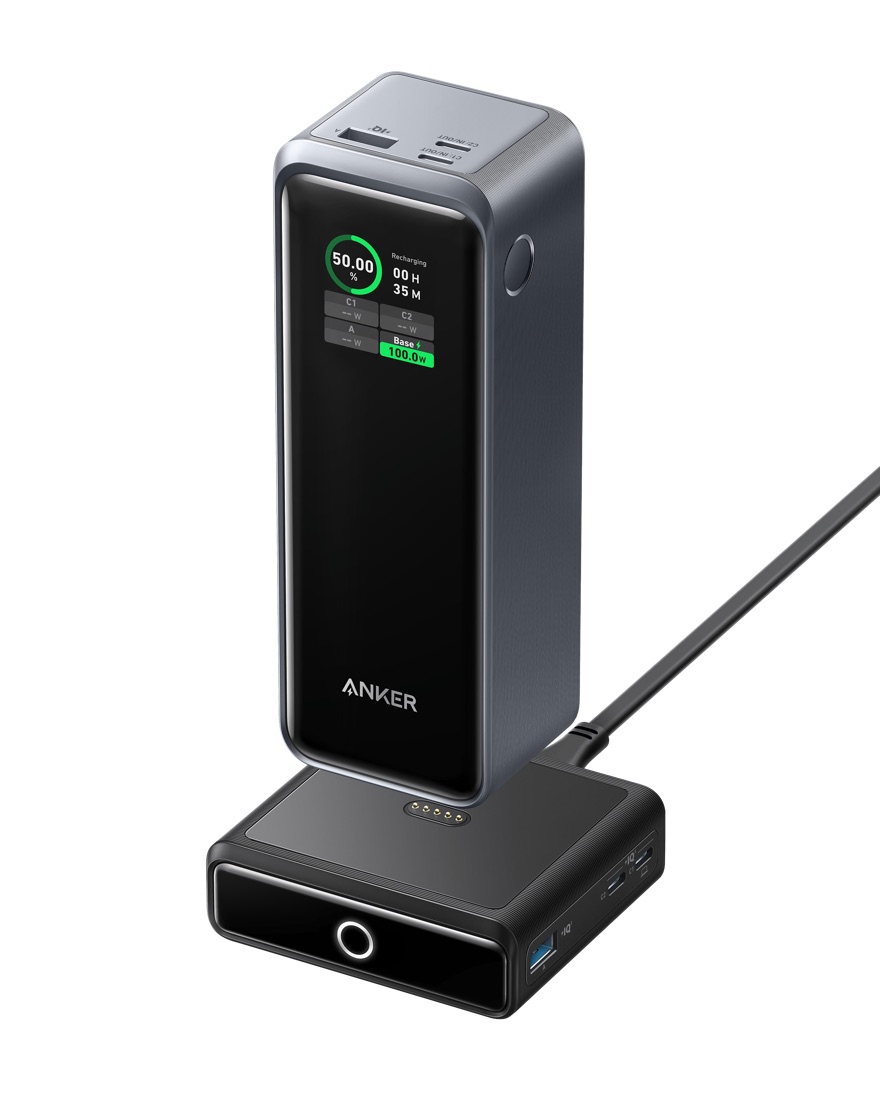 Anker Prime power bank with charging base